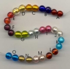 10mm Round Foil Beads